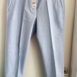 Light Blue Cropped Pants